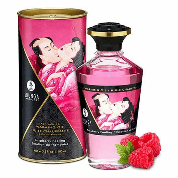 Erotic Massage Oil Shunga Raspberry (100 ml)
