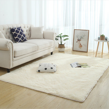 Silky Fluffy Carpet Modern Home Decor Long Plush Shaggy Rug