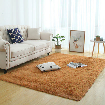 Silky Fluffy Carpet Modern Home Decor Long Plush Shaggy Rug