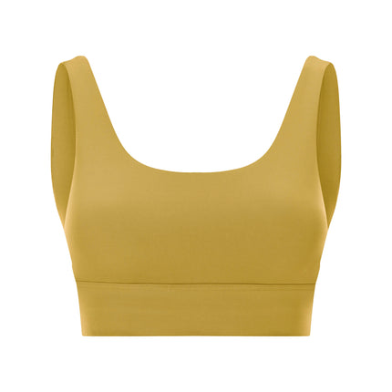 New Products Gather Shock Absorption Fitness Bra U-Shaped Beauty Back Hollow Design Yoga Vest Women