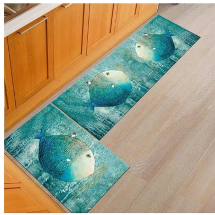 Floor mats, non-slip, oil-proof, household machine washable door mats, bathroom, bathroom, bedside rugs