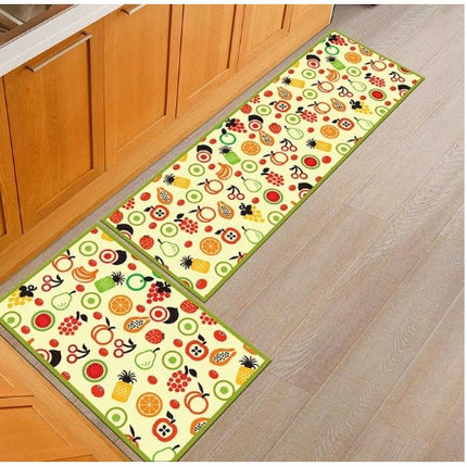 Floor mats, non-slip, oil-proof, household machine washable door mats, bathroom, bathroom, bedside rugs