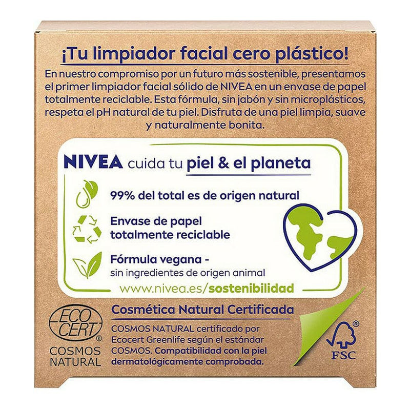 Facial Cleansing Gel Naturally Clean Nivea 94434 Solid 75 g
