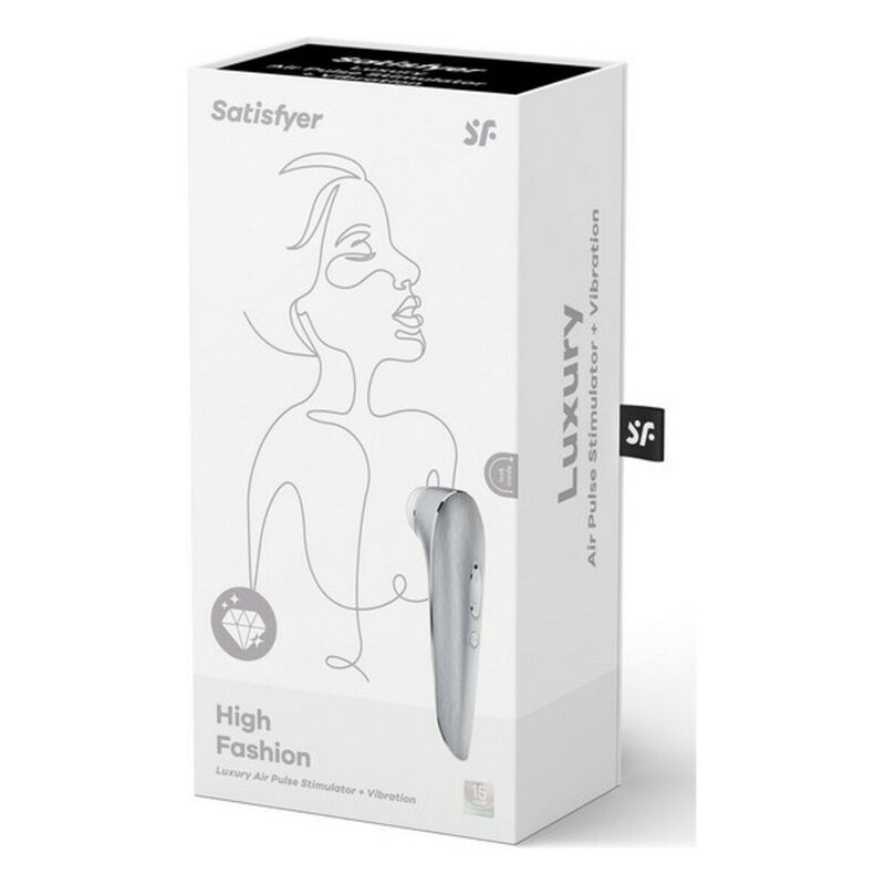 Clitoris Suction Stimulator Satisfyer Luxury High Fashion Silver