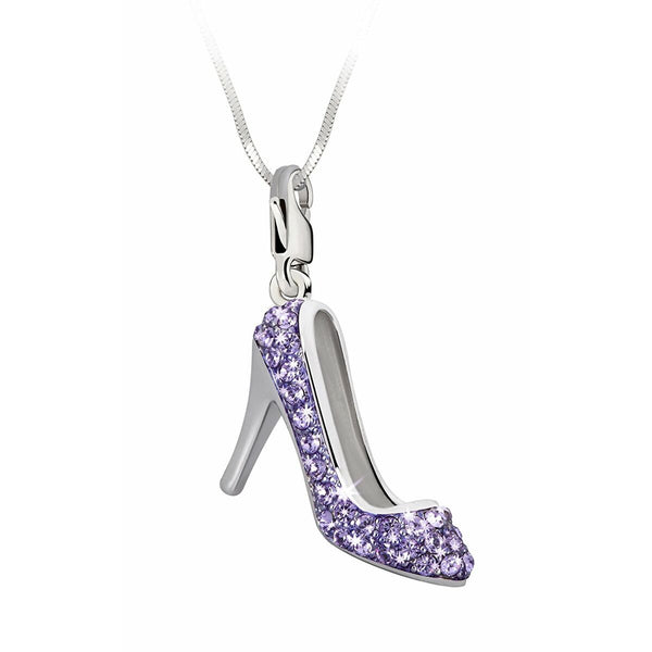 Woman's charm link Glamour GS3-19 | Purple (4 cm)