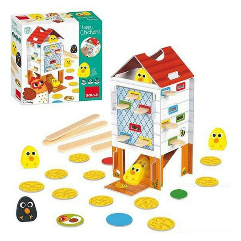 Skill Game for Babies HAPPY CHICKEN Goula 53170
