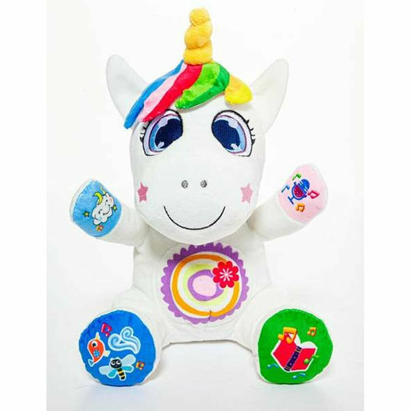 Fluffy toy Moltó Unicorn Cloth