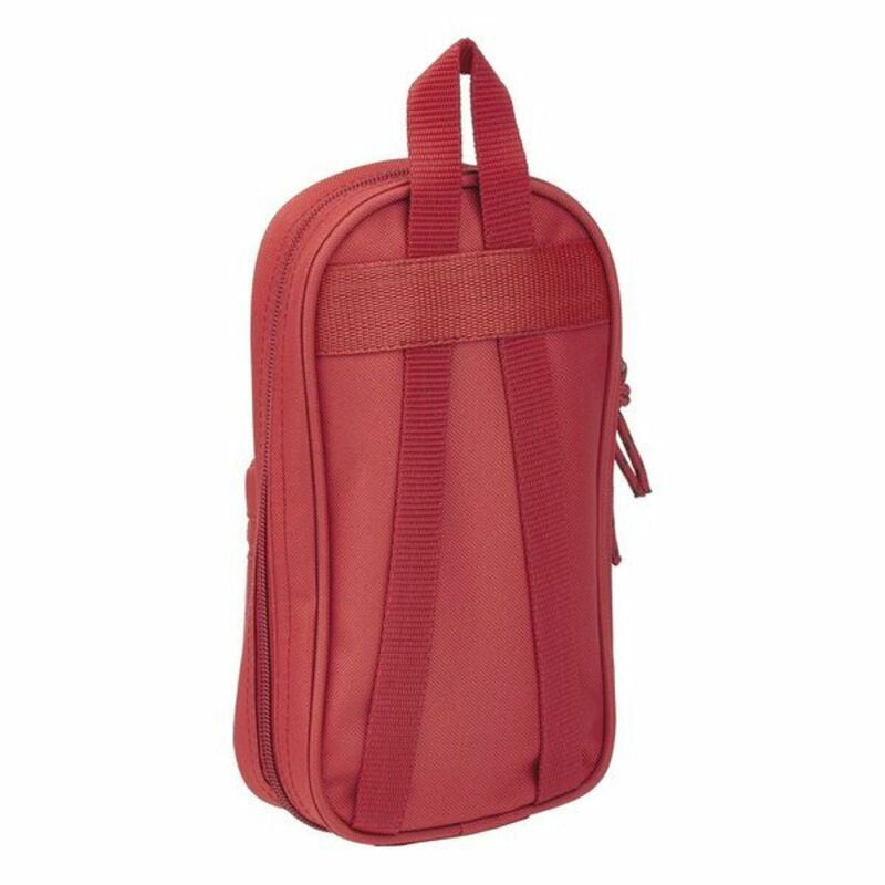 Backpack Pencil Case Sevilla Fútbol Club Red 12 x 23 x 5 cm