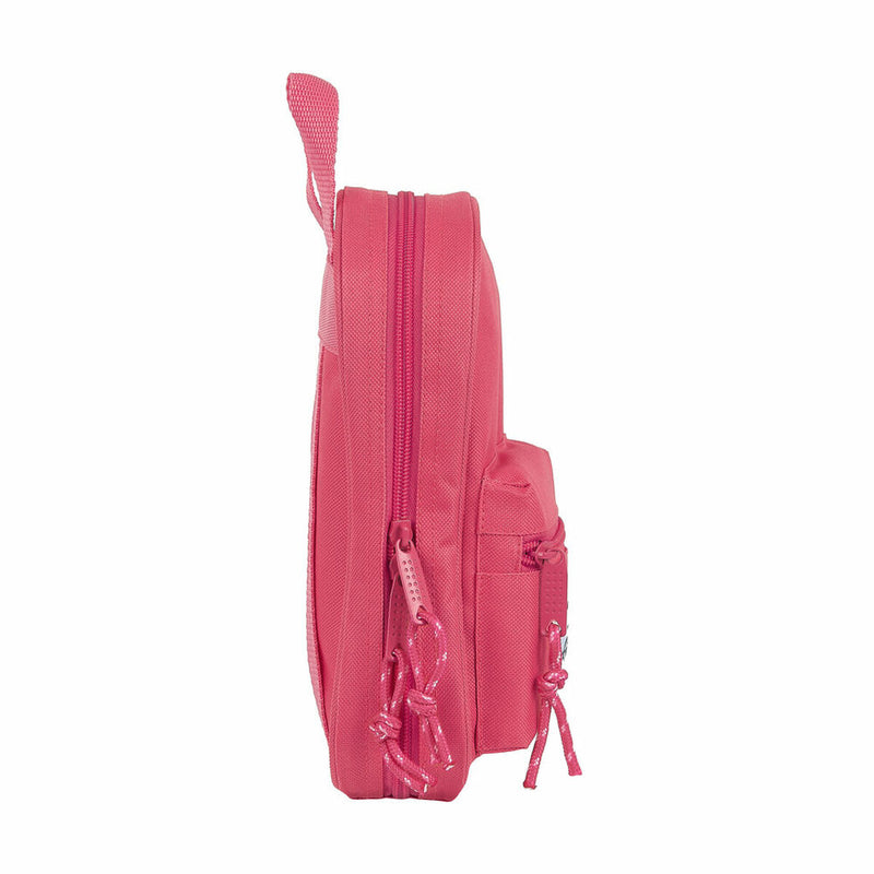 Backpack Pencil Case BlackFit8 M747 Pink 12 x 23 x 5 cm (33 Pieces)