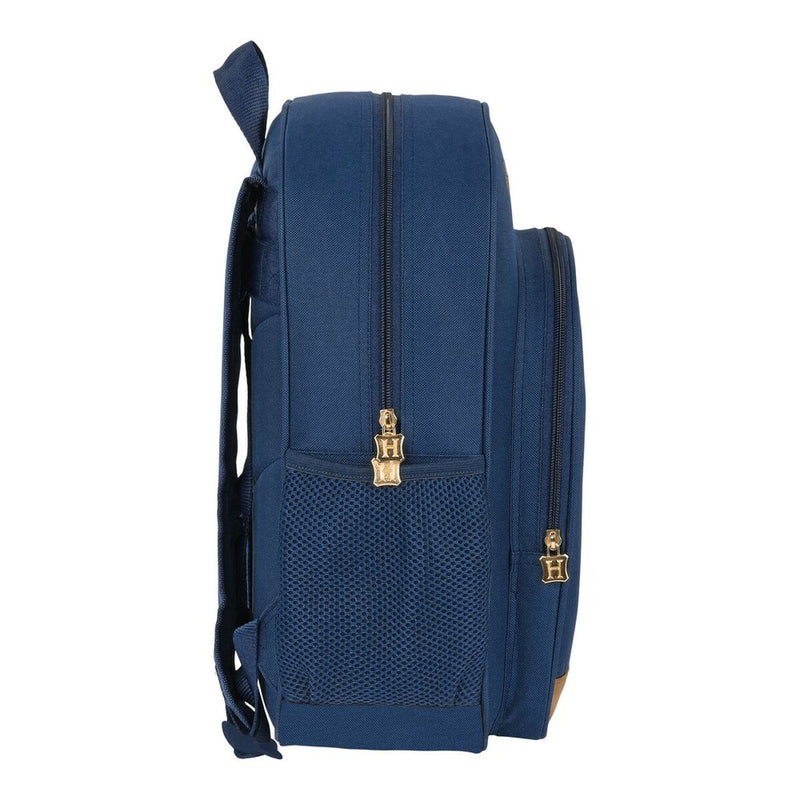 School Bag Harry Potter Magical Brown Navy Blue (32 x 38 x 12 cm)