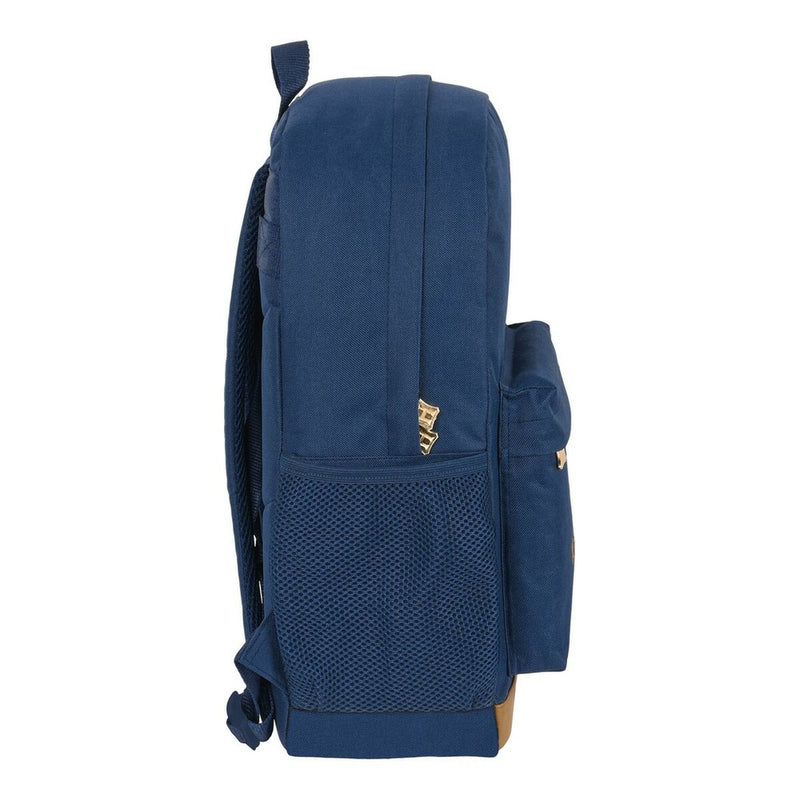 School Bag Harry Potter Magical Brown Navy Blue (32 x 43 x 14 cm)