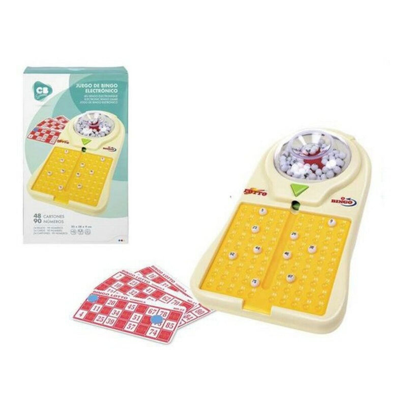 Bingo CB Games Colorbaby 25680 Yellow Cardboard Plastic Electric