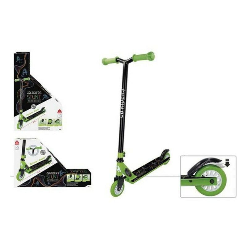 Scooter CB Riders Colorbaby 54065 Black/Green (61 x 37 x 80 cm)