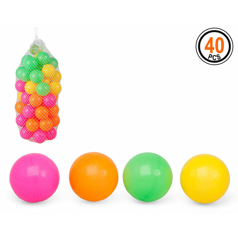 Coloured Balls for Children's Play Area 115692 (40 uds)