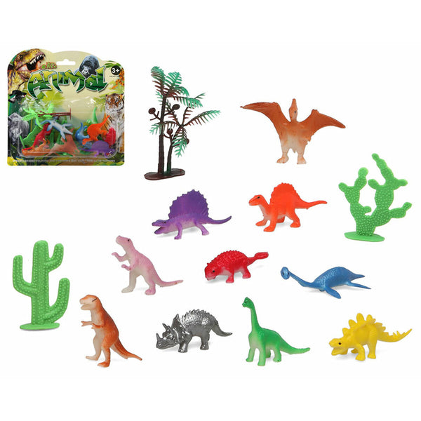 Set of Dinosaurs 13 Pieces 20 x 14 x 10 cm