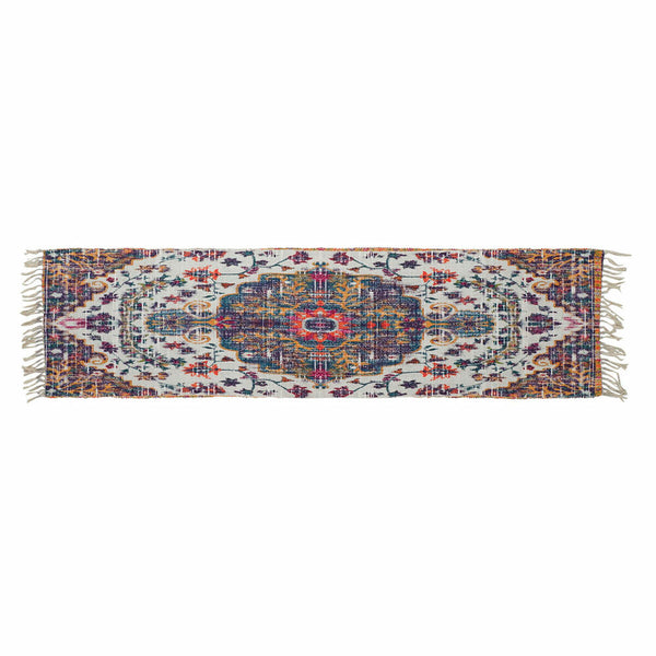Carpet DKD Home Decor Cotton Multicolour Chenille (60 x 240 x 1 cm)