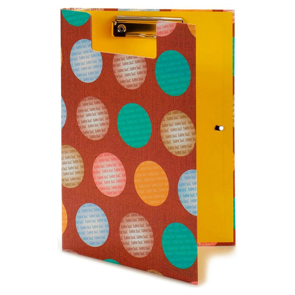 Folder A4 With lid Clip Circles