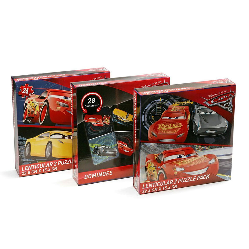 Puzzle and dominoes set Cars 3 Units