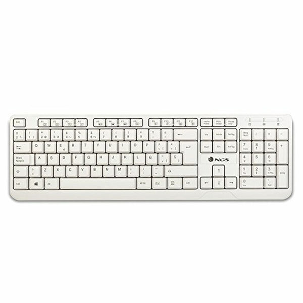 Keyboard NGS NGS-KEYBOARD-0284 White