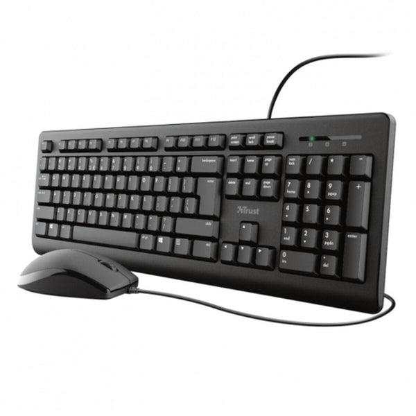 Keyboard and Mouse Trust 23972 PRIMO Black