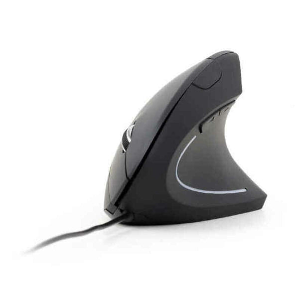 Mouse with Cable and Optical Sensor GEMBIRD MUS-ERGO-01 3200 DPI Black