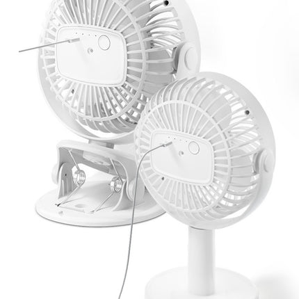 Portable Mini Desktop Fan Silent High Wind Power Cordless Rechargeable Fan Cooler Small Fan For Students Office Gifts