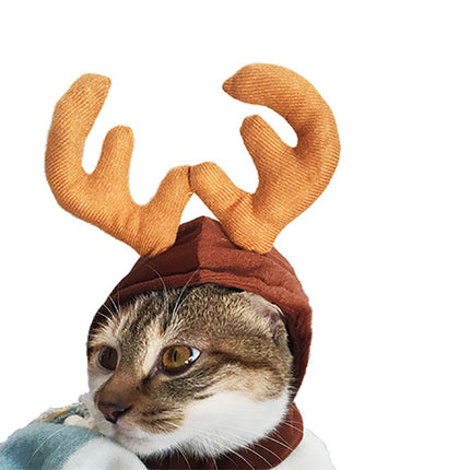 Cute Dog Cat Costume Christmas Cloak Halloween Disguise Cat