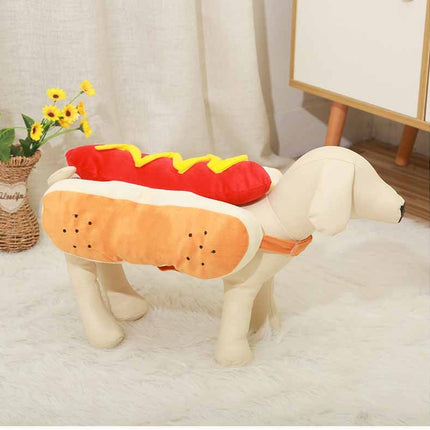 Funny Halloween Costumes For Dogs Puppy Pet Clothing Hot Dog Design Dog Clothes Pet Apparel Dressing Up Cat Party Costume Suit