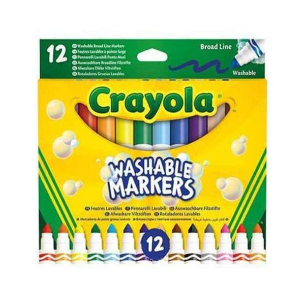 Set of Felt Tip Pens Ultra-Clean Washable Maxi Tip Crayola 58-8340