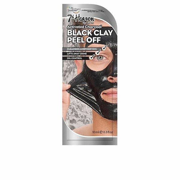 Exfoliating Mask 7th Heaven For Men Black Clay Clay 10 ml (10 ml)