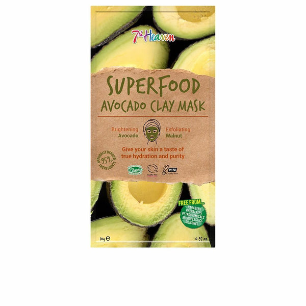 Facial Mask 7th Heaven Superfood Avocado Exfoliant Clay 10 g