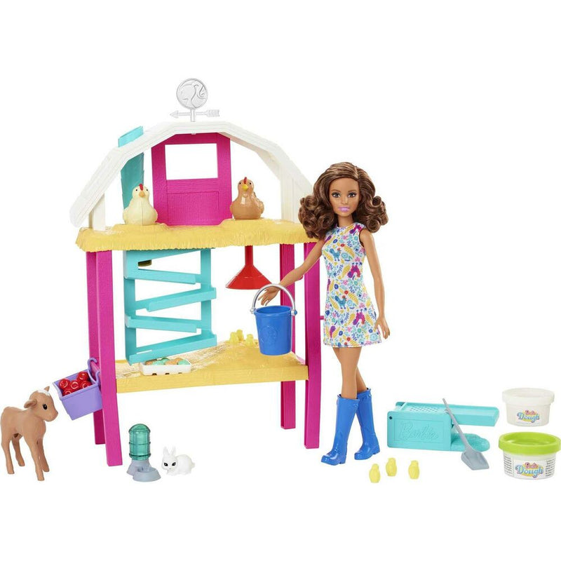 Farm with Animals Mattel Barbie and Her Farm HGY88