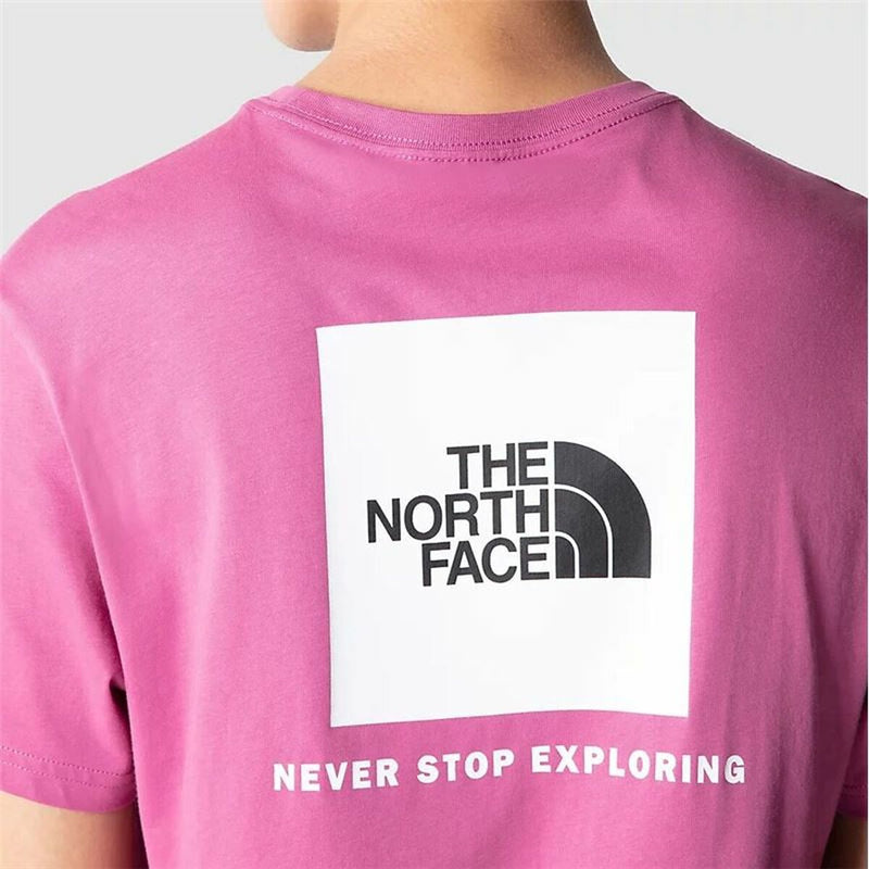 Men’s Short Sleeve T-Shirt The North Face Box Logo Pink