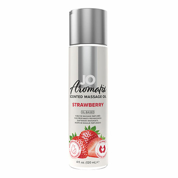 Erotic Massage Oil Aromatix Scented System Jo 120 ml Strawberry