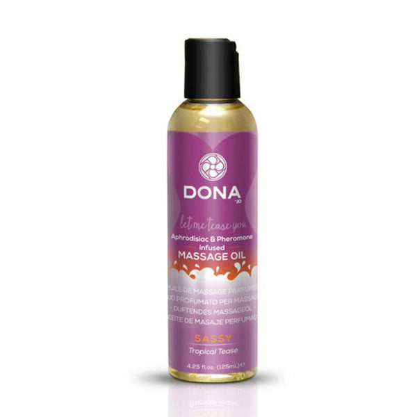 Scented Massage Oil Tropical Tease 110 ml Dona 5185