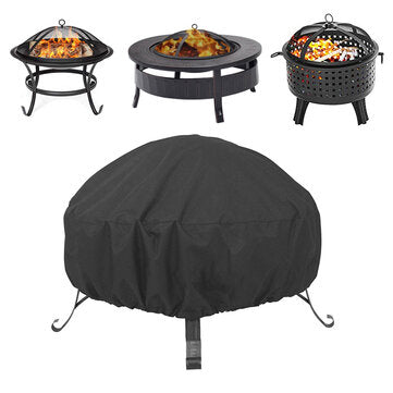 Outdoor Waterproof Camping Stove Protector Garden BBQ Grill Dustproof Shield Fire Pit Cover 122x46CM