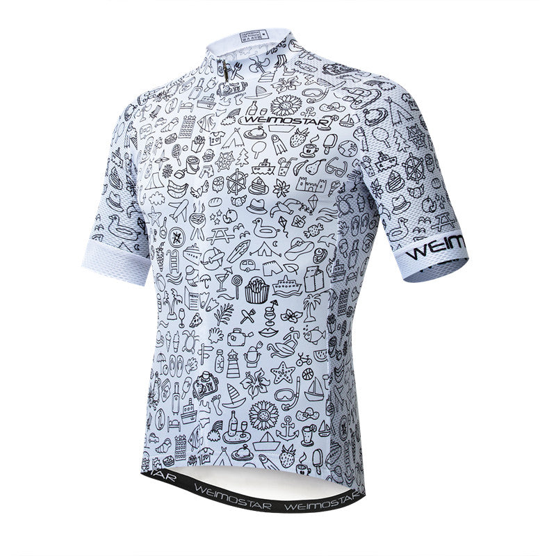 Summer short sleeve cycling jersey