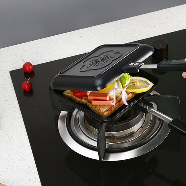 Sandwich frying pan induction cooker breakfast pot artifact