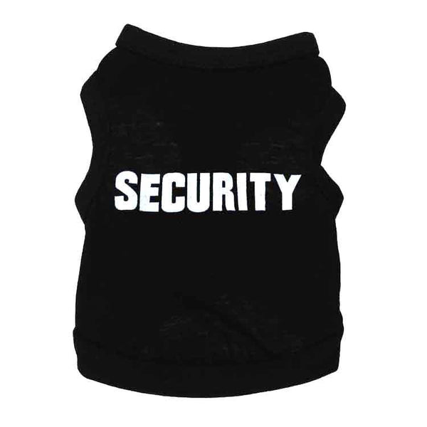 Cotton printed security small dog pet vest