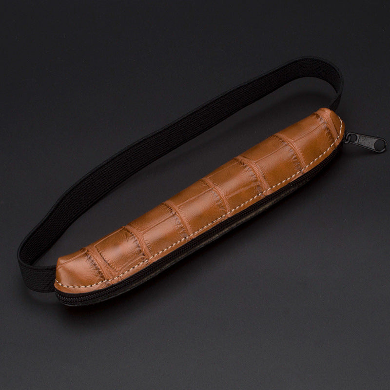 Easy To Carry PU Leather Office Pencil Case