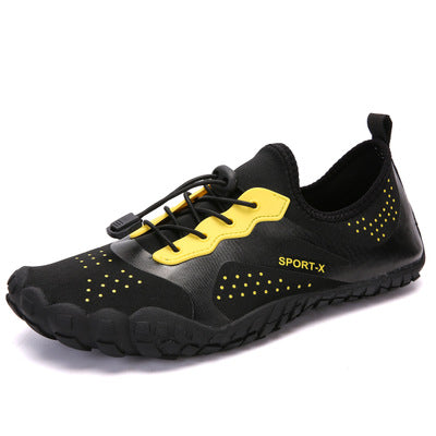 New five-finger shoes outdoor wading beach shoes non-slip soft bottom hiking shoes upstream shoes breathable casual shoes fishing shoes