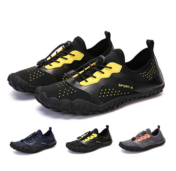 New five-finger shoes outdoor wading beach shoes non-slip soft bottom hiking shoes upstream shoes breathable casual shoes fishing shoes