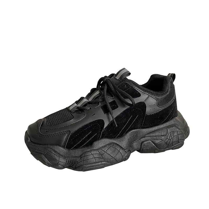 Mesh Sneakers, Low-Top Casual Daddy Shoes, Breathable
