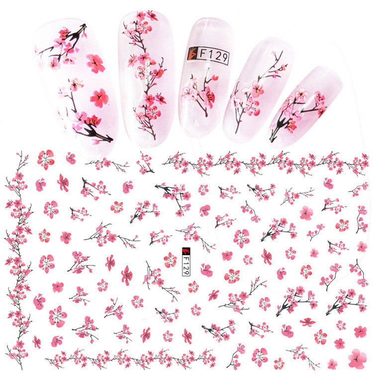 Nail Applique Patch Blooming Dried Flower Phototherapy Nail Polish Glue