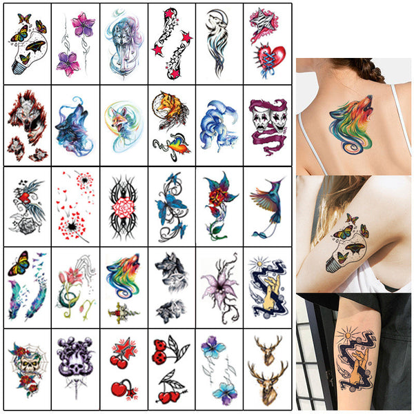 European And American Fashion Small Fresh And Cute Tattoo Stickers Waterproof