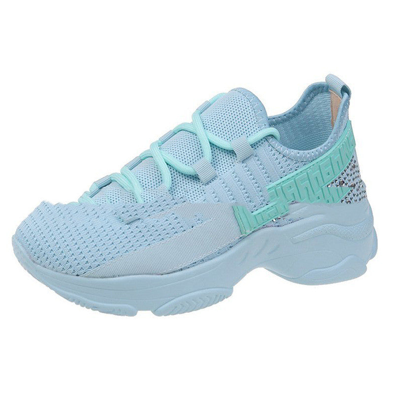 Flying Woven Shoes Women'S Women'S Shoes Casual Mesh Breathable Sports Running Shoes