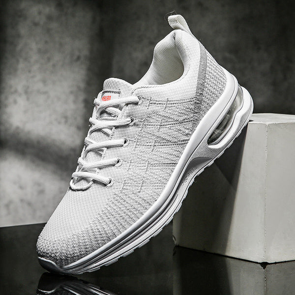 Fashion Trendy Breathable Mesh Fly Woven Casual Sneakers