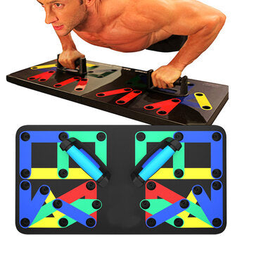 14 In 1 Multi Function Folding Push Up Board Home Gym Muscle Training Fitness Exercise Tools