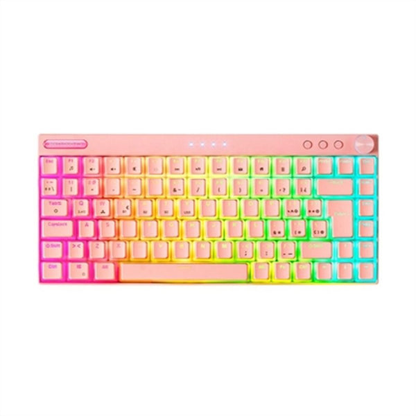 Gaming Keyboard Mars Gaming MKCLOUDBES Pink