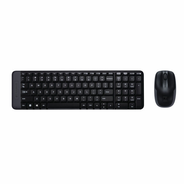 Keyboard and Wireless Mouse Logitech MK220 QWERTY English EEUU